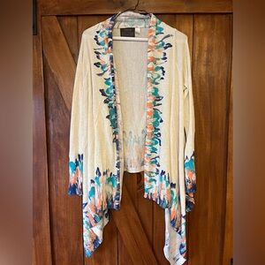 Colorful Draped Cardigan from Anthropologie-brand is Guinivere
